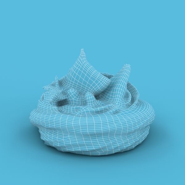 Meringue Pie 3D model_2