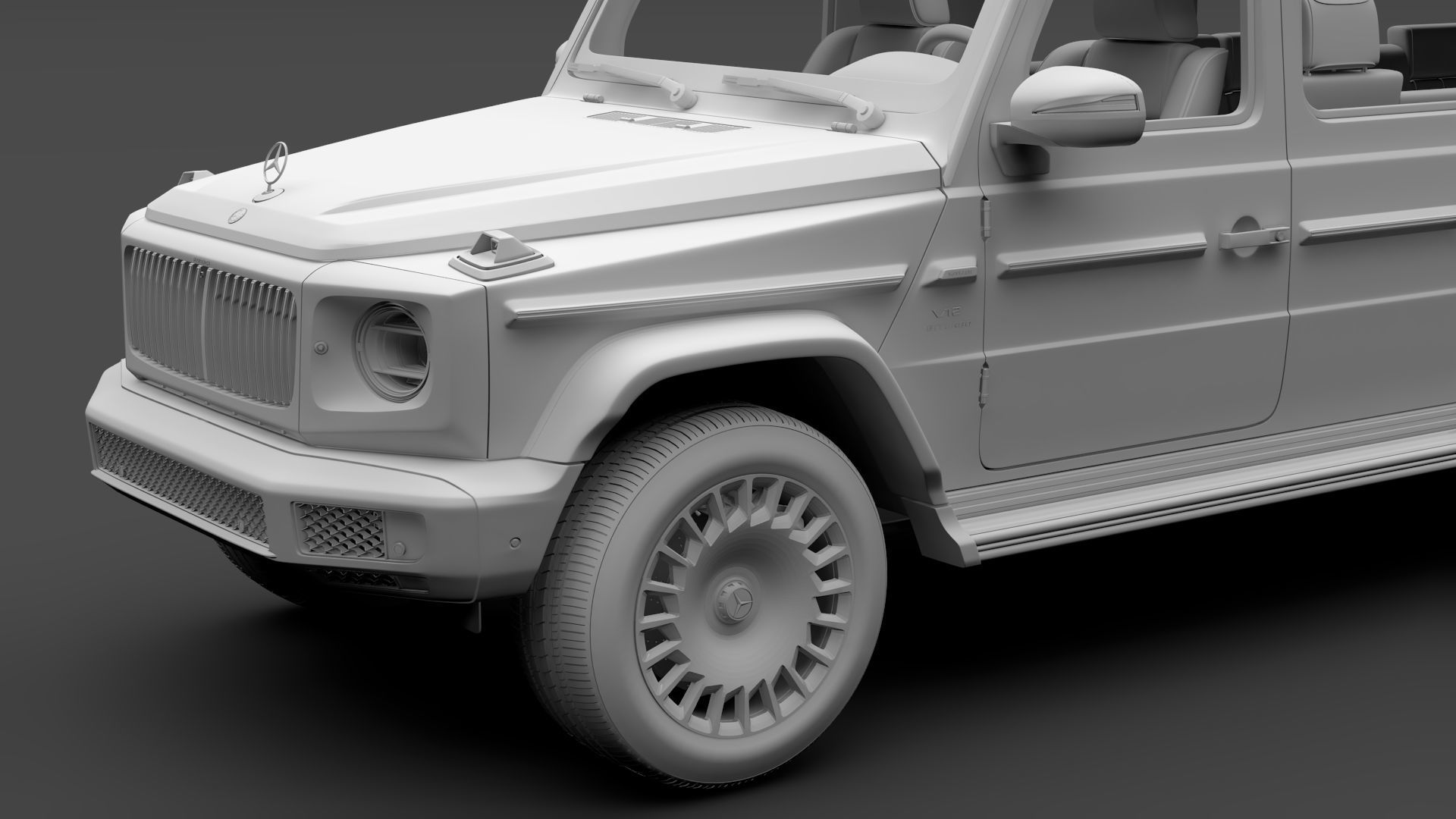 Mercedes-Maybach G 600 Limousine W464 2020 3D model_16