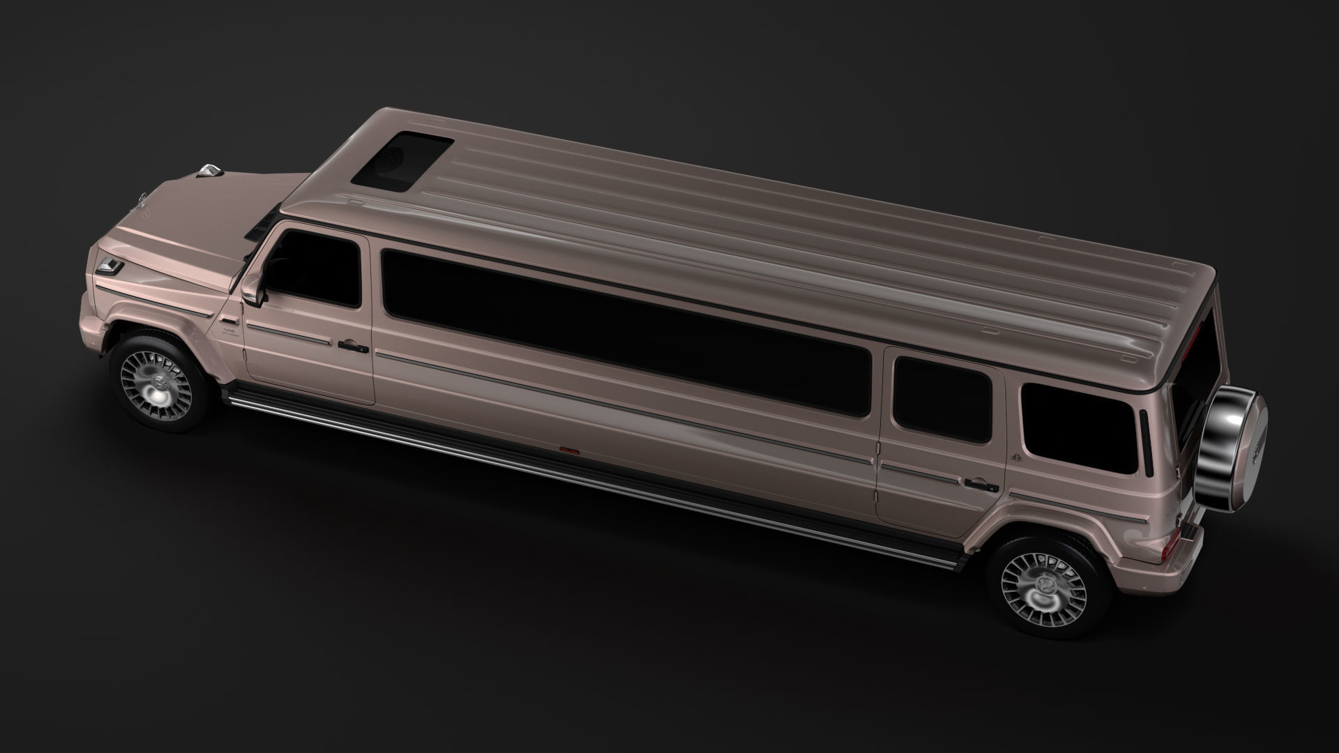 Mercedes-Maybach G 600 Limousine W464 2020 3D model_5