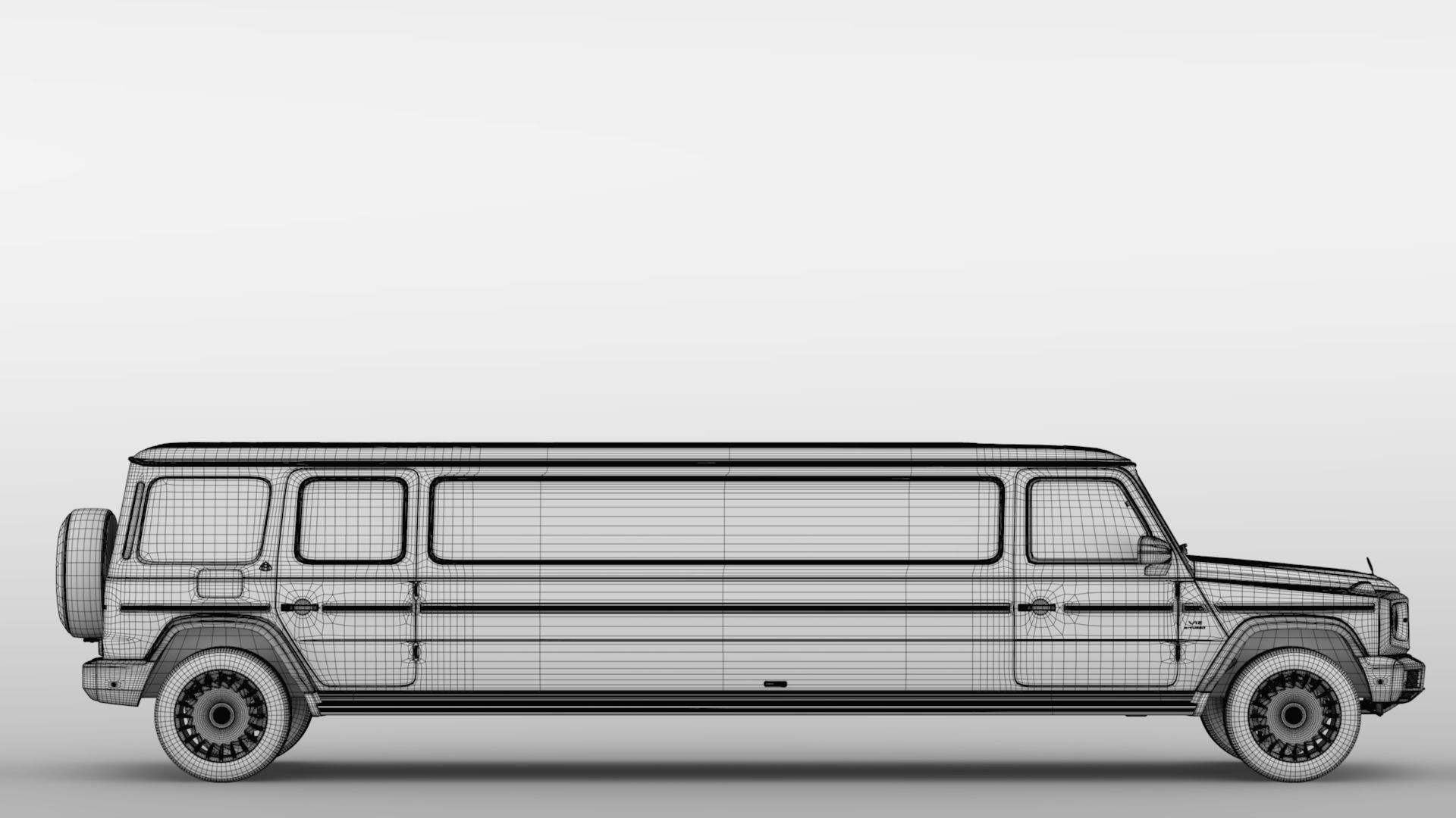Mercedes-Maybach G 600 Limousine W464 2020 3D model_18