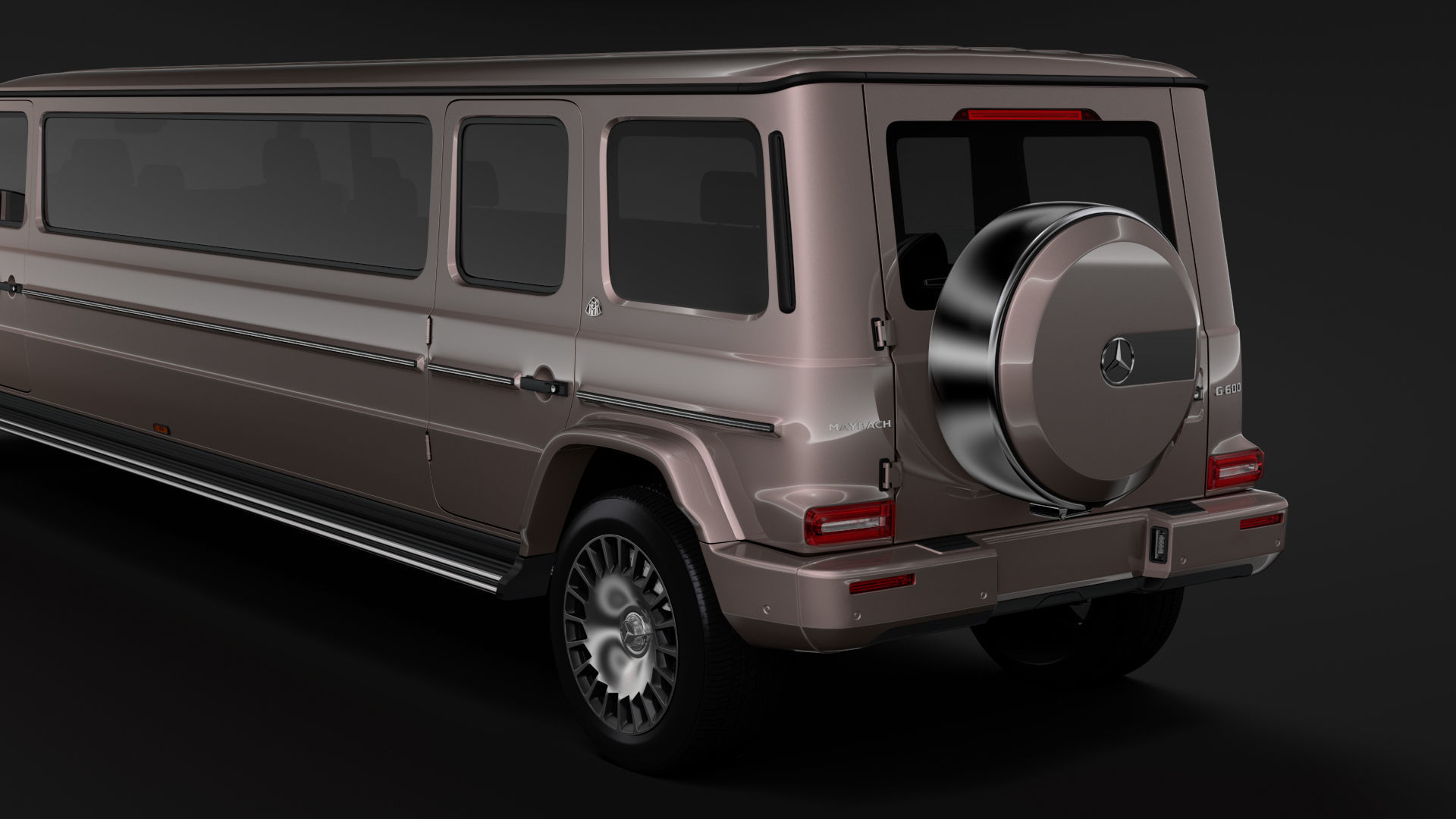 Mercedes-Maybach G 600 Limousine W464 2020 3D model_7