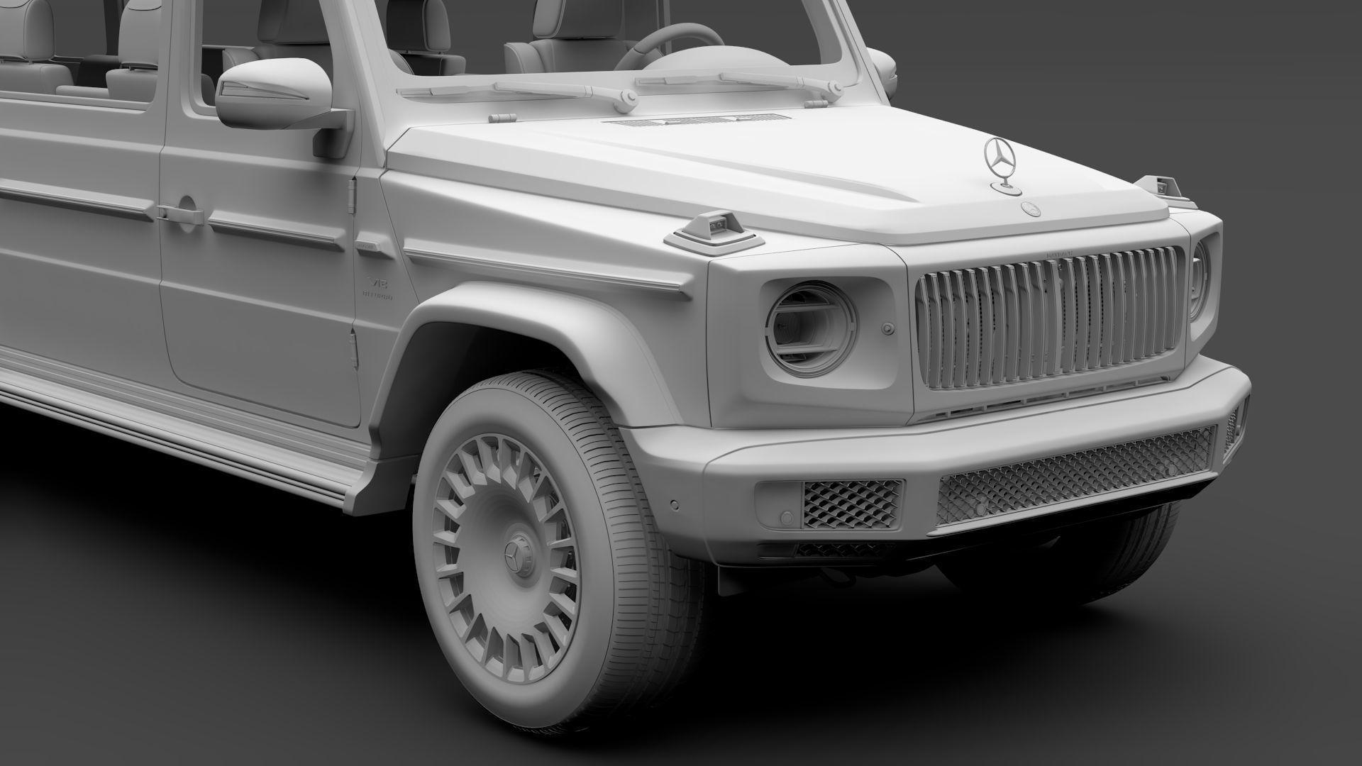 Mercedes-Maybach G 600 Limousine W464 2020 3D model_13