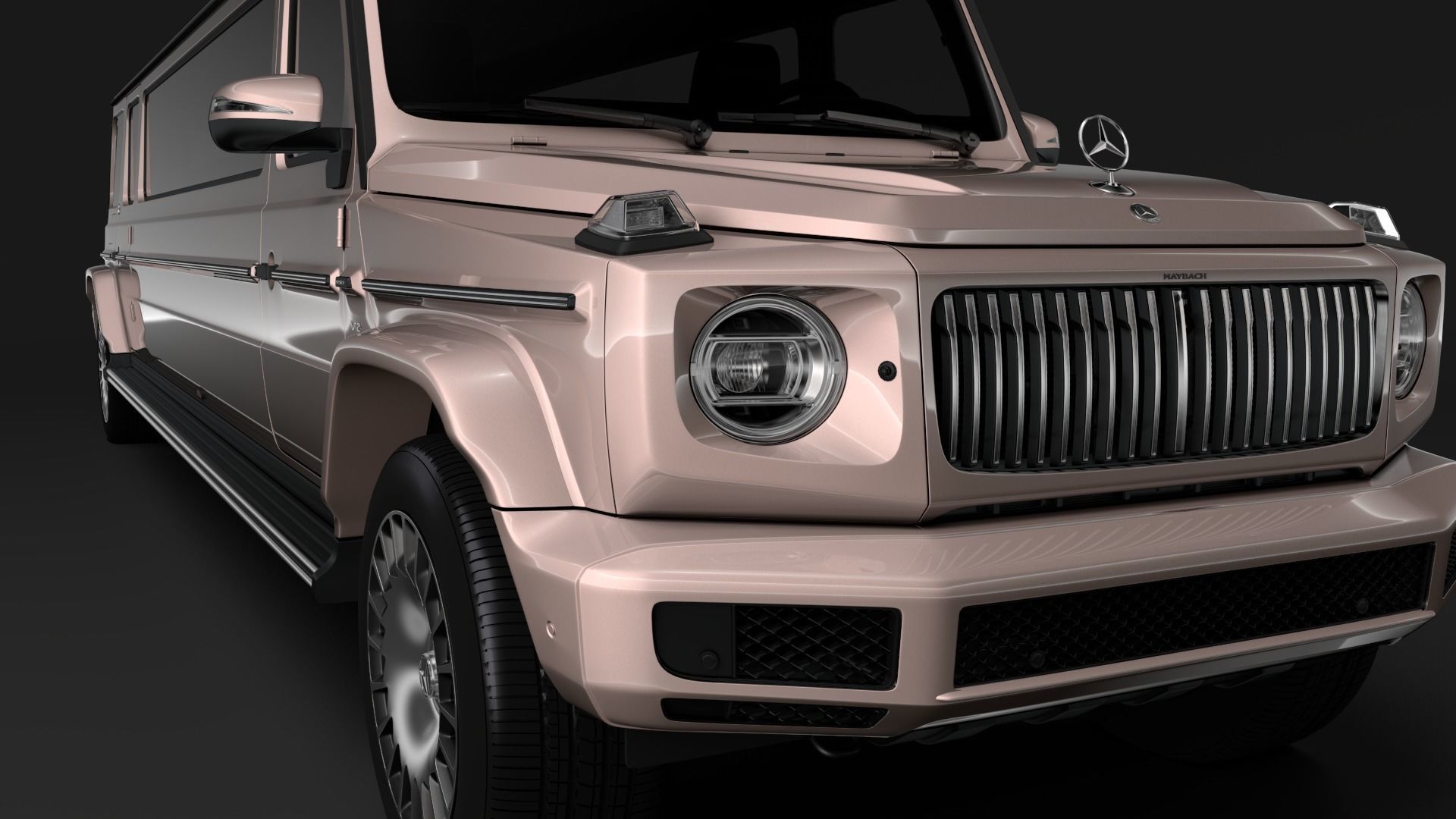 Mercedes-Maybach G 600 Limousine W464 2020 3D model_6