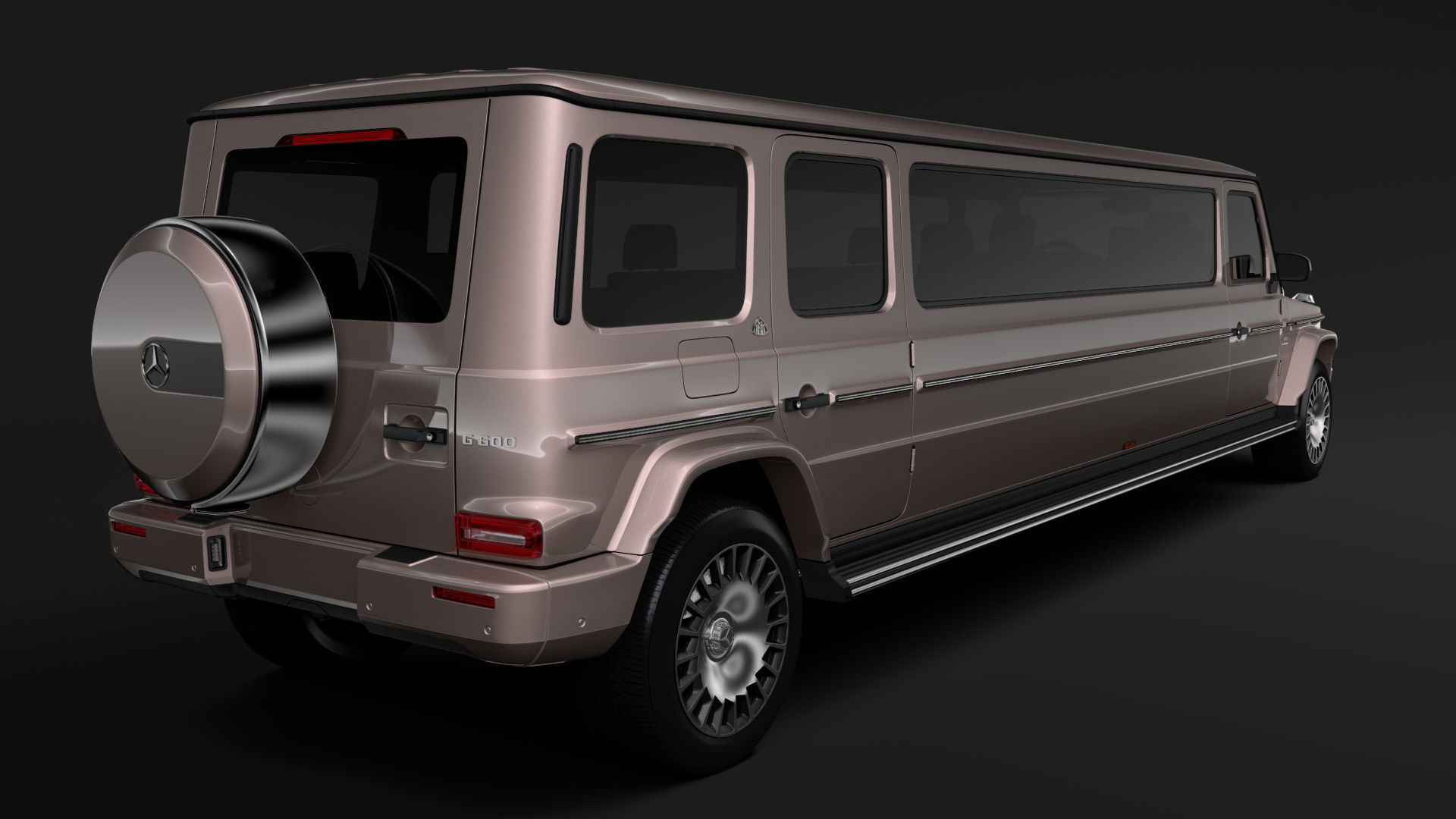 Mercedes-Maybach G 600 Limousine W464 2020 3D model_9
