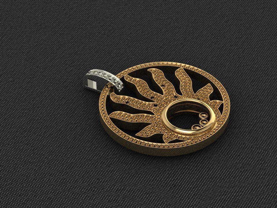 Pendant 3D print model_3