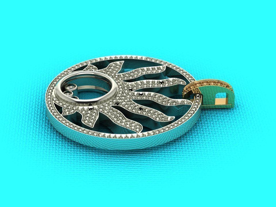 Pendant 3D print model_0