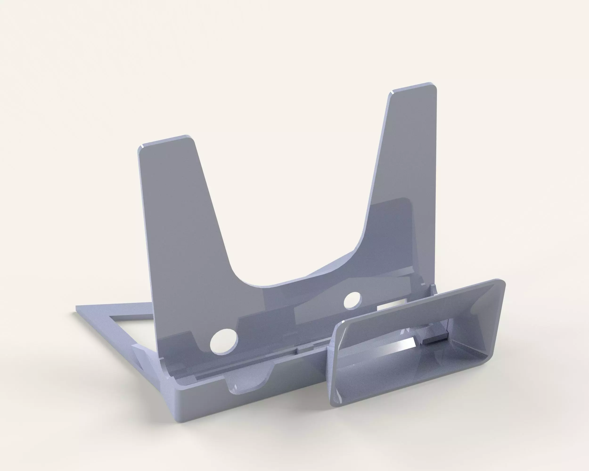 Support smartphone Nokia 6 with speaker enhancement 3D print model_0