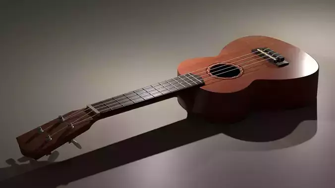 Ukulele 3D model