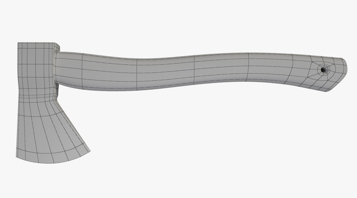 Realistic AXE PBR Low-poly 3D model_14