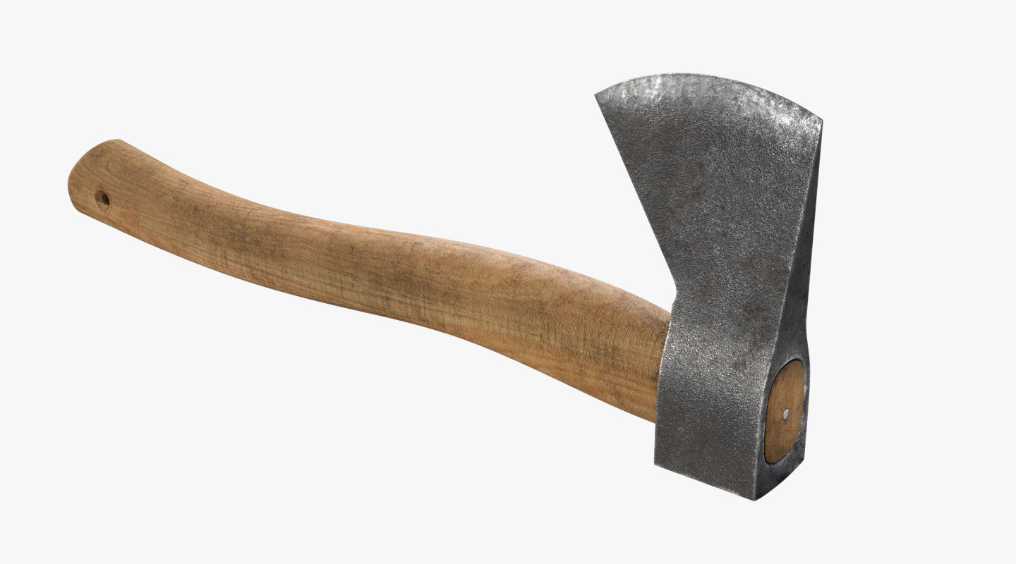 Realistic AXE PBR Low-poly 3D model_4
