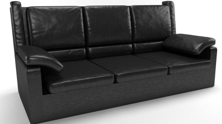 Sofa for your 3D world 3D model_1