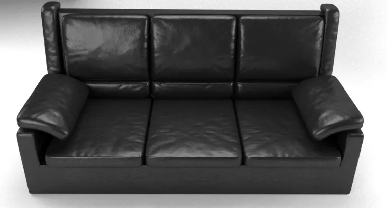 Sofa for your 3D world 3D model_0