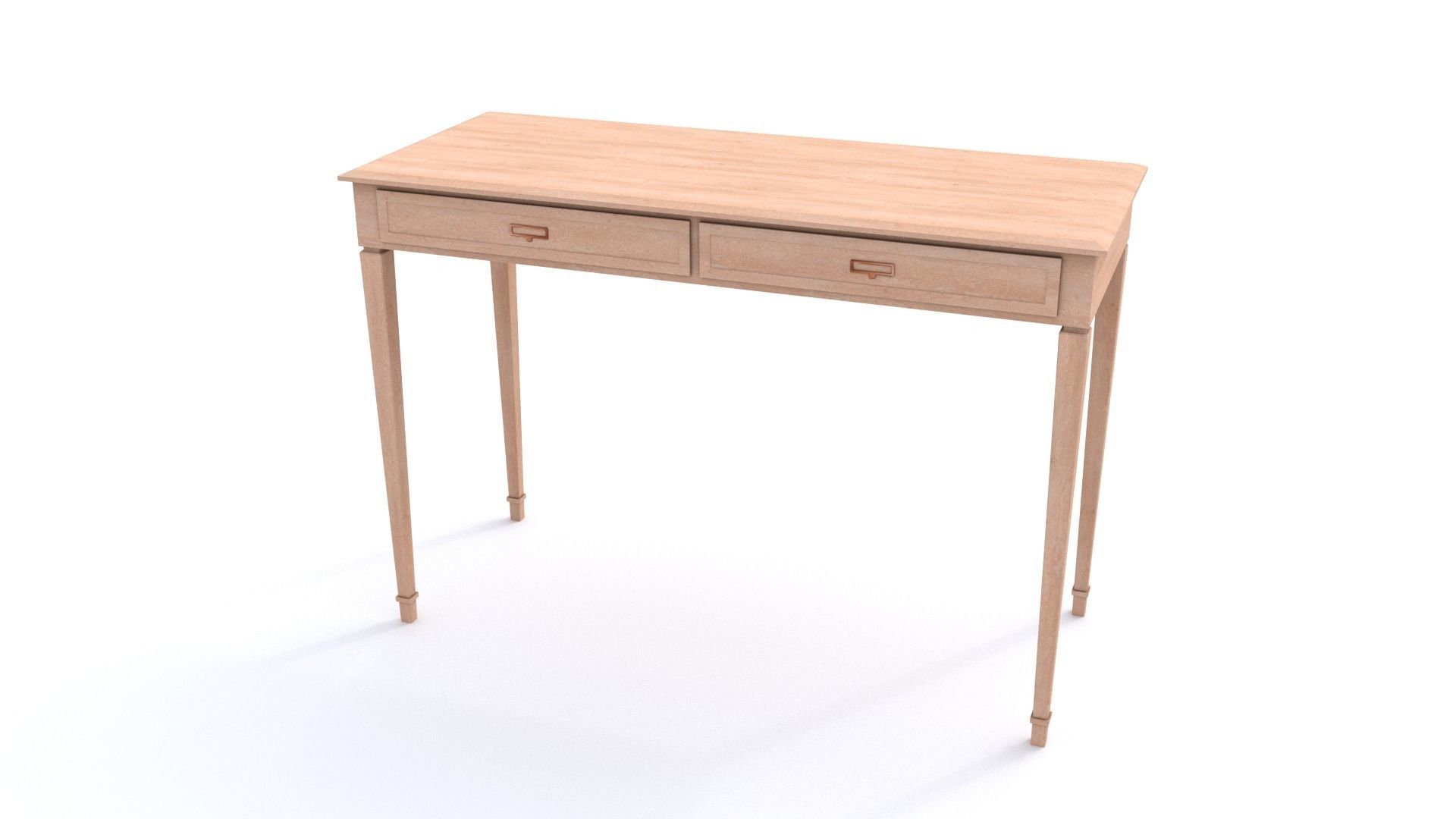 Motel with interior Low-poly 3D model_21