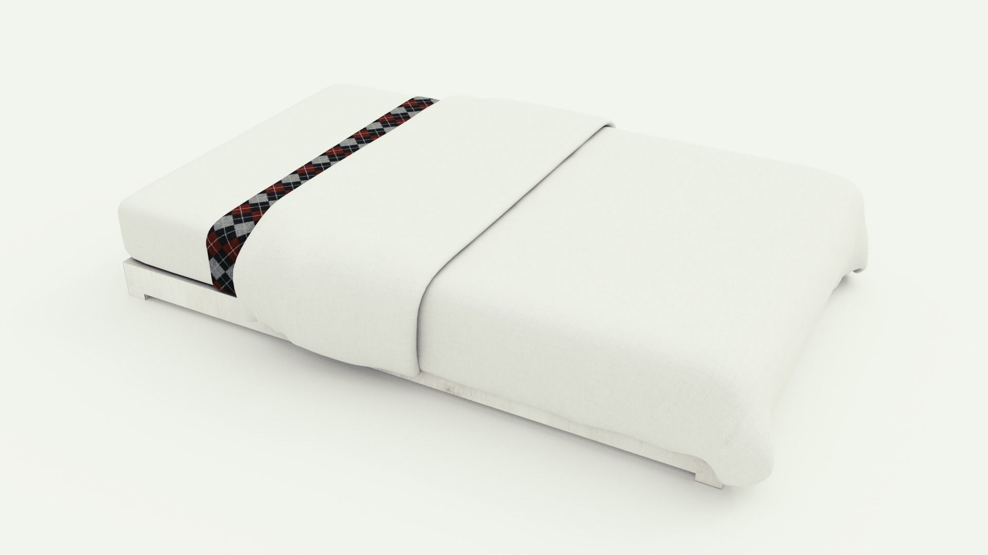 Motel with interior Low-poly 3D model_20