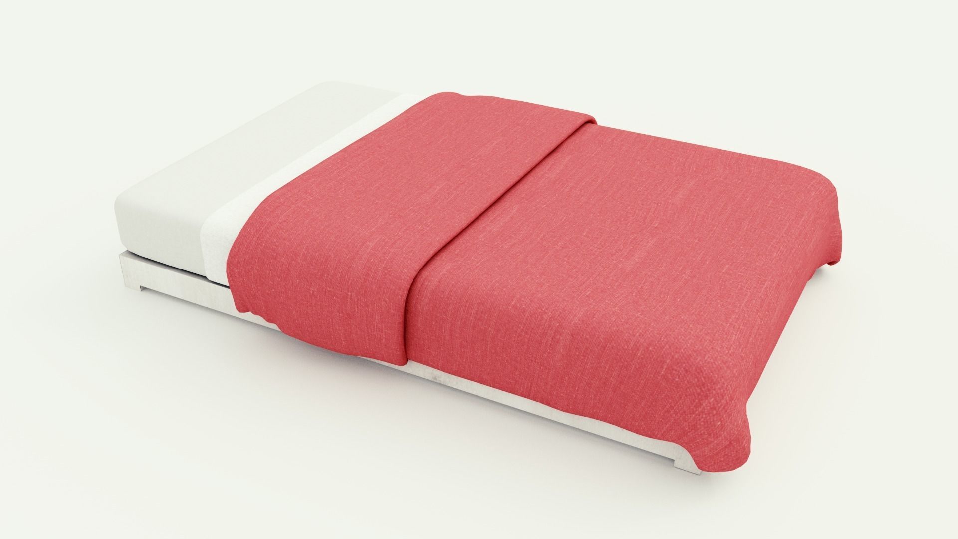 Motel with interior Low-poly 3D model_19