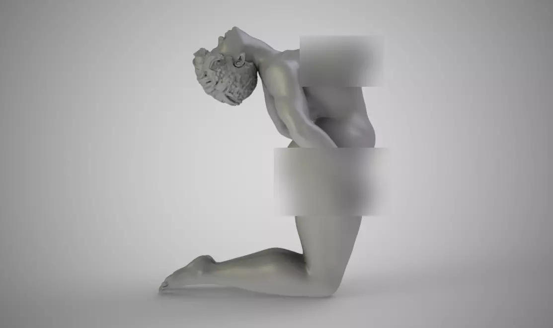 Bending Back 3D print model