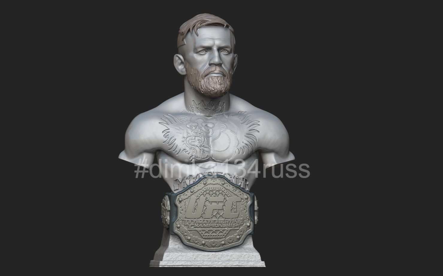 conor mcgregor ufc mma stl 3D print model