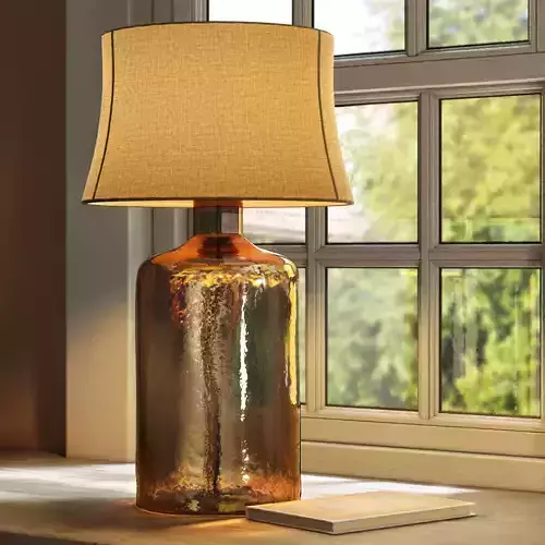 Pottery Barn  Clift Glass Table Lamp Base - Espresso 3D model