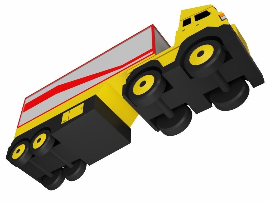Toy Trailer 3D model_10