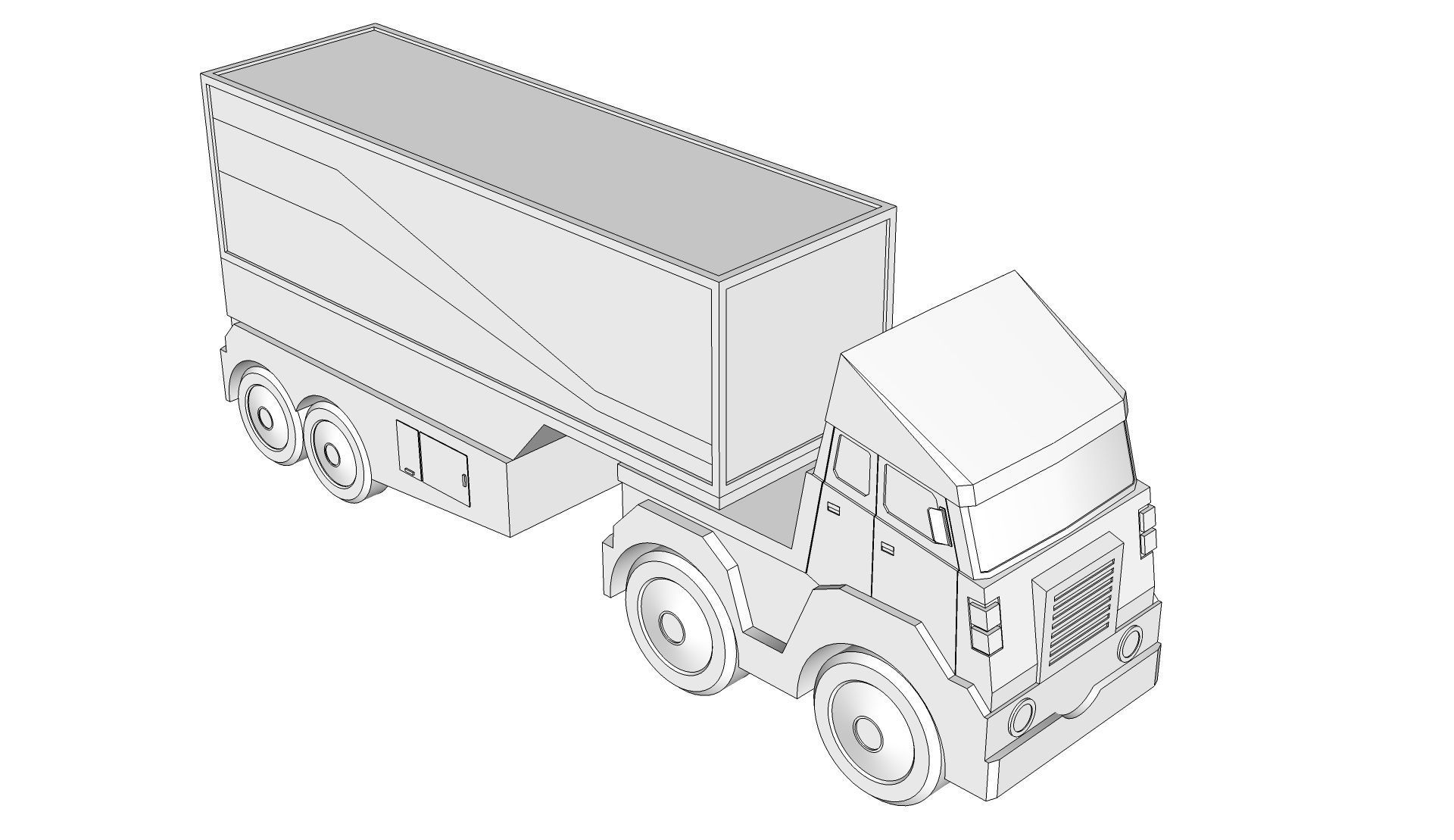 Toy Trailer 3D model_12