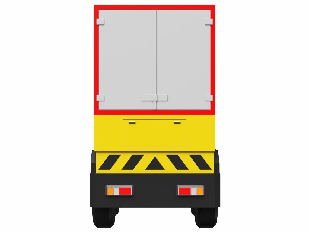 Toy Trailer 3D model_3