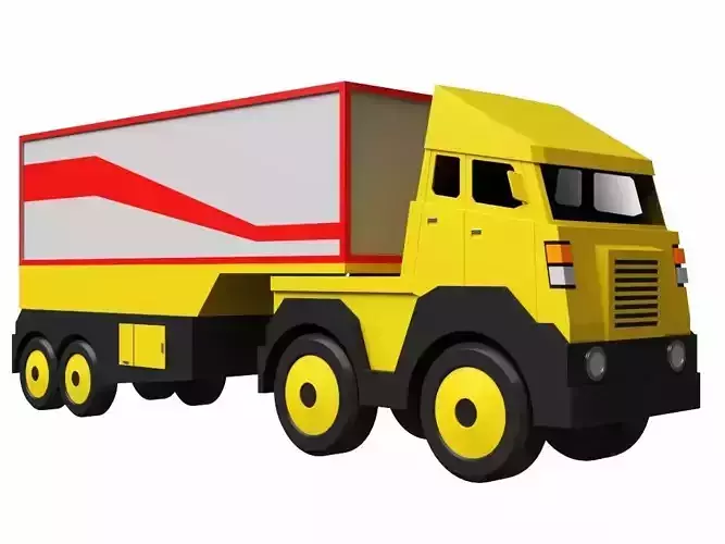 Toy Trailer 3D model