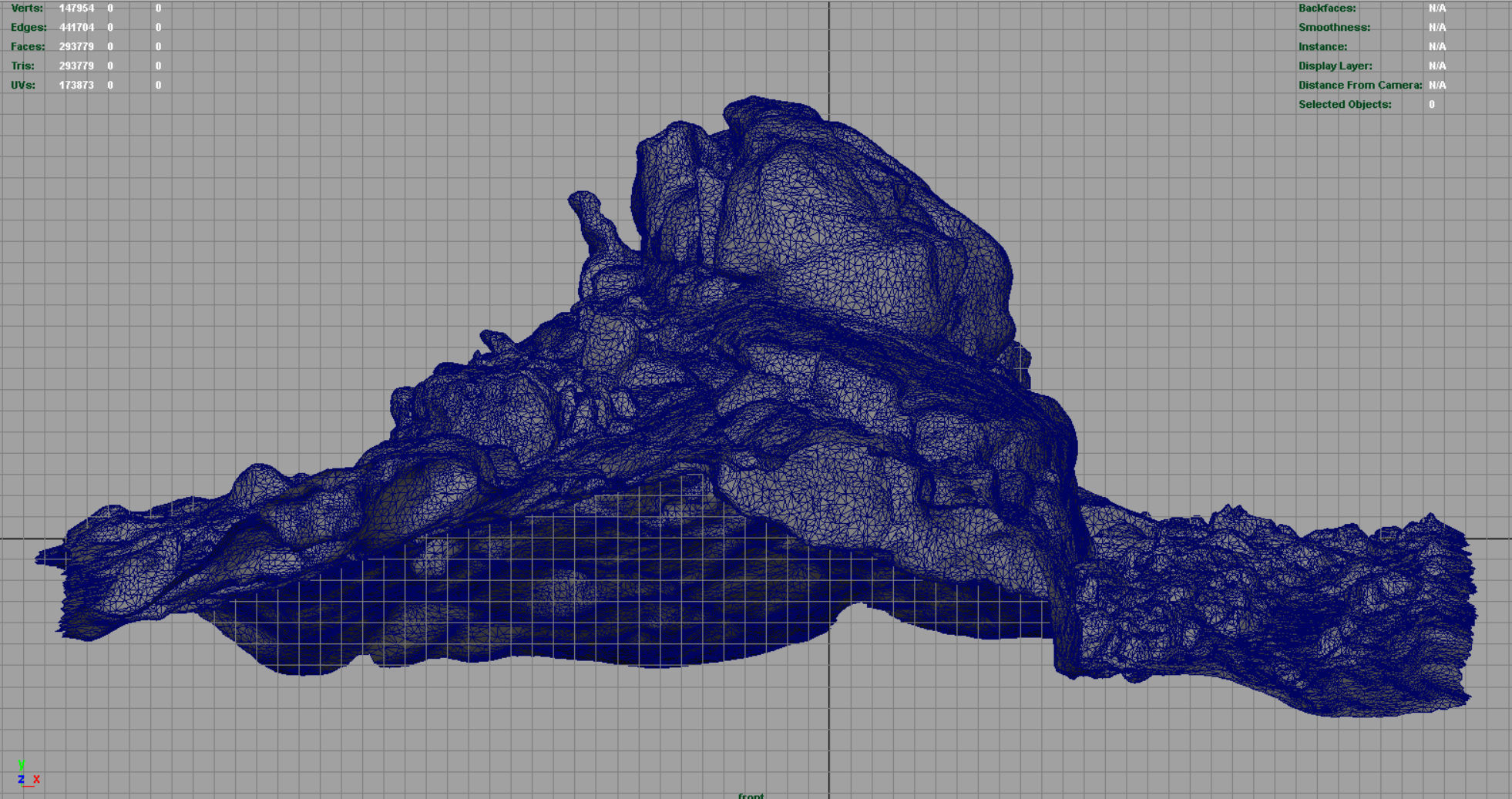 MOUNTAIN ROCKS 7 Low-poly 3D model_12