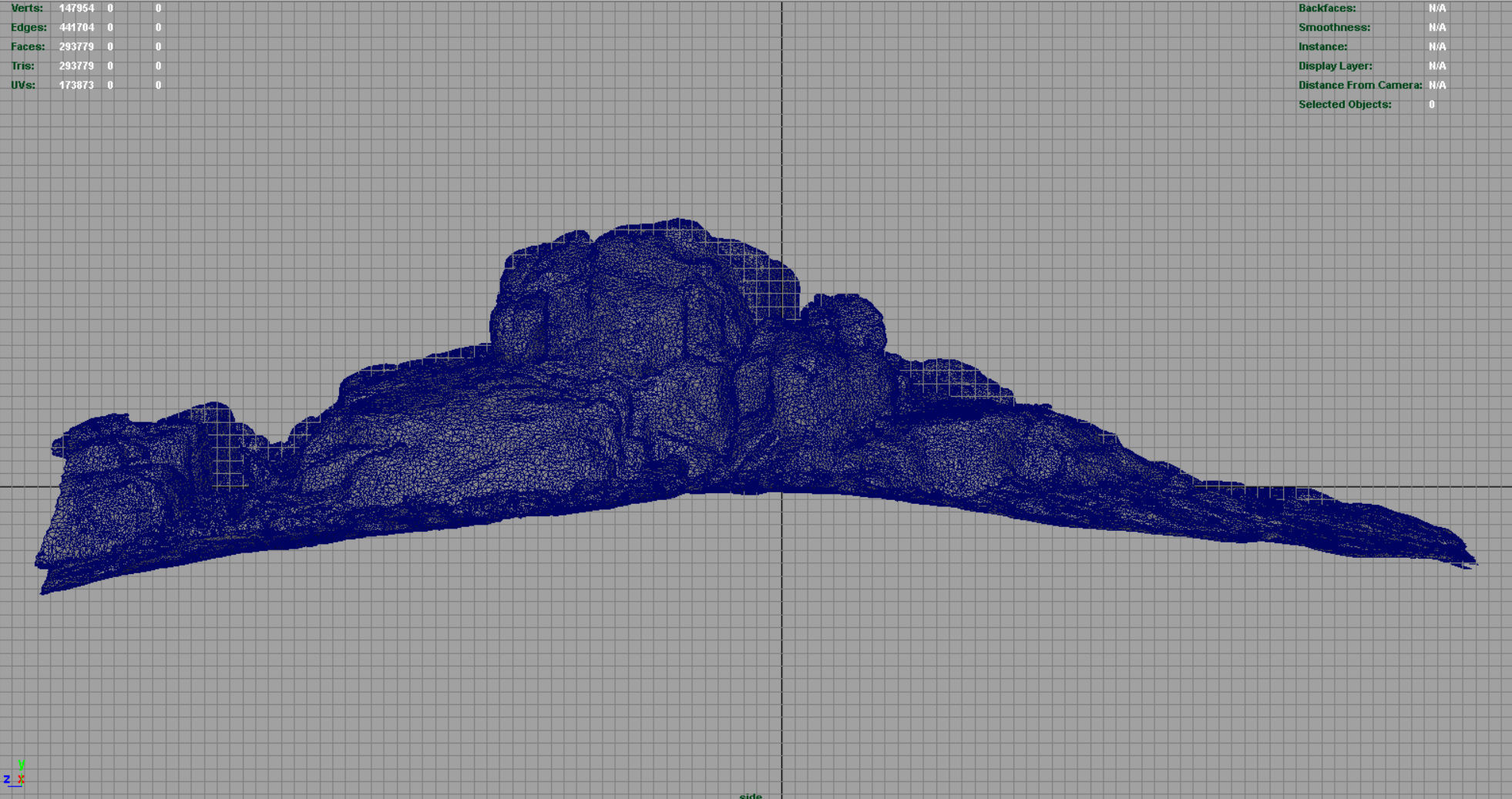MOUNTAIN ROCKS 7 Low-poly 3D model_13