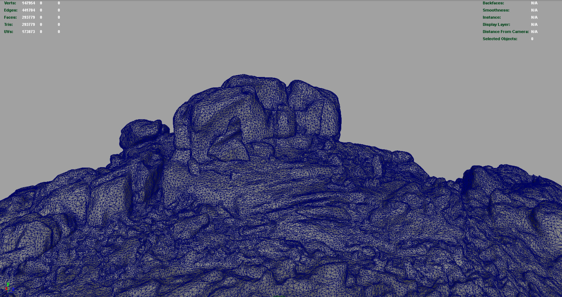 MOUNTAIN ROCKS 7 Low-poly 3D model_8
