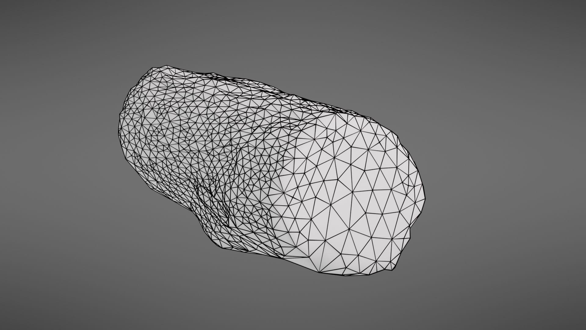 Wood log Low-poly 3D model_32