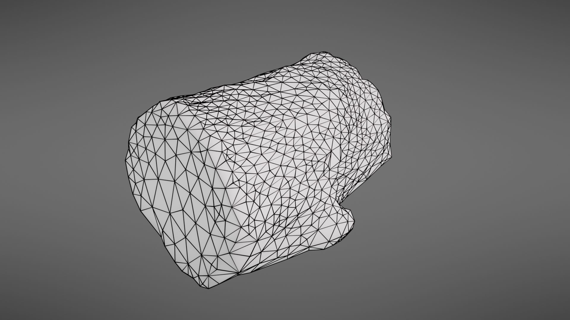 Wood log Low-poly 3D model_29