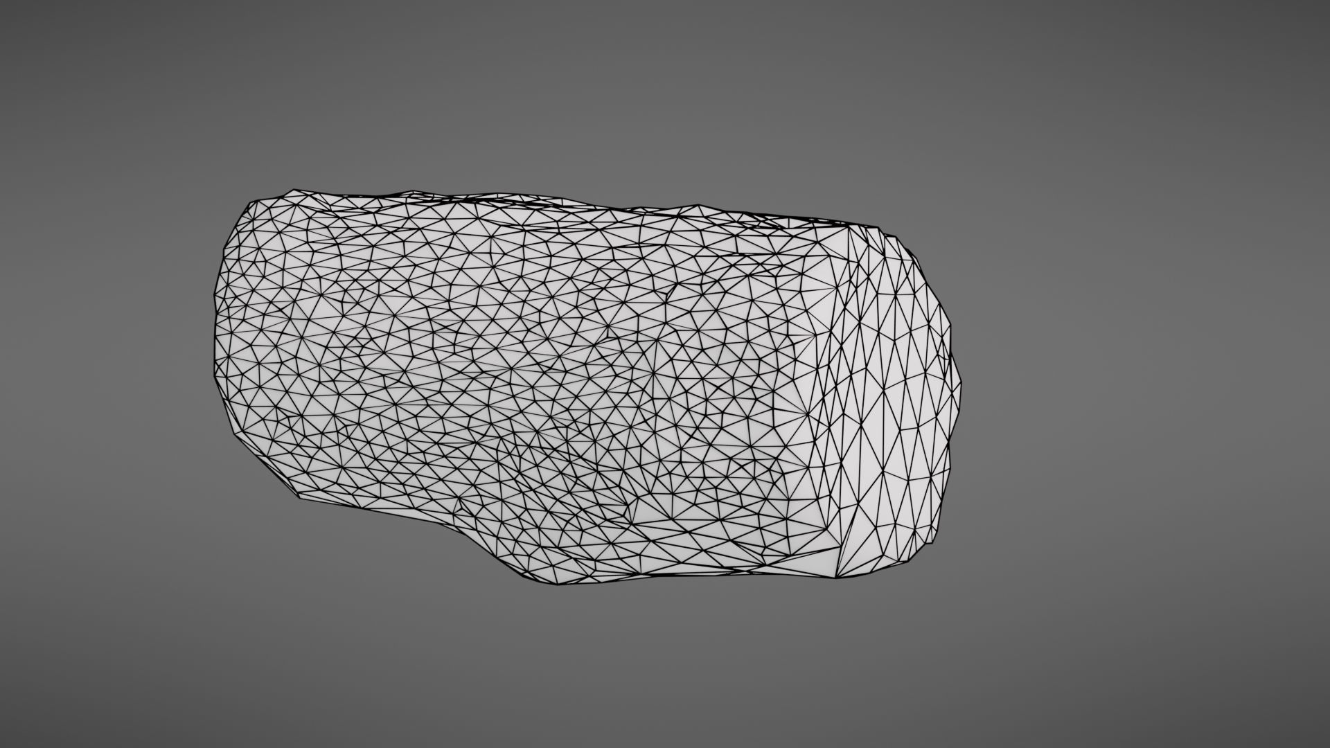 Wood log Low-poly 3D model_33