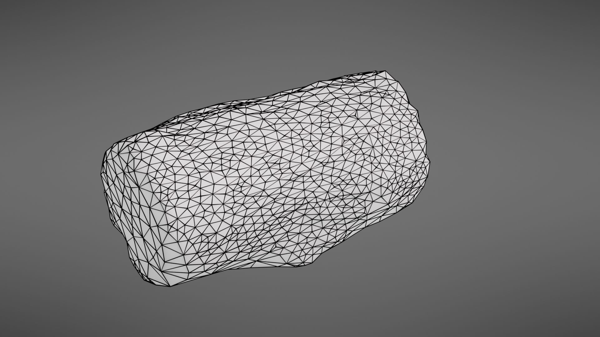 Wood log Low-poly 3D model_35