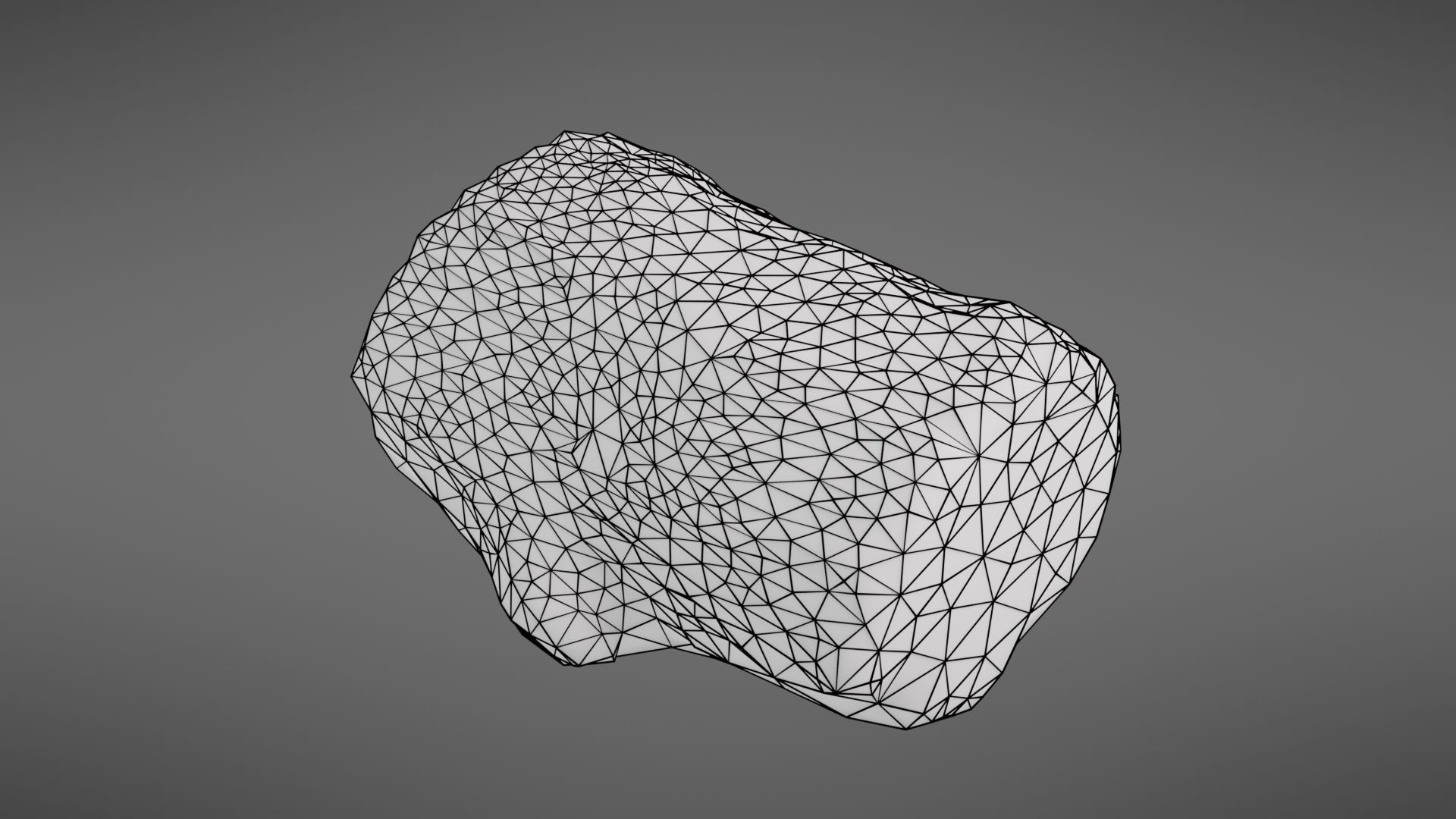 Wood log Low-poly 3D model_22