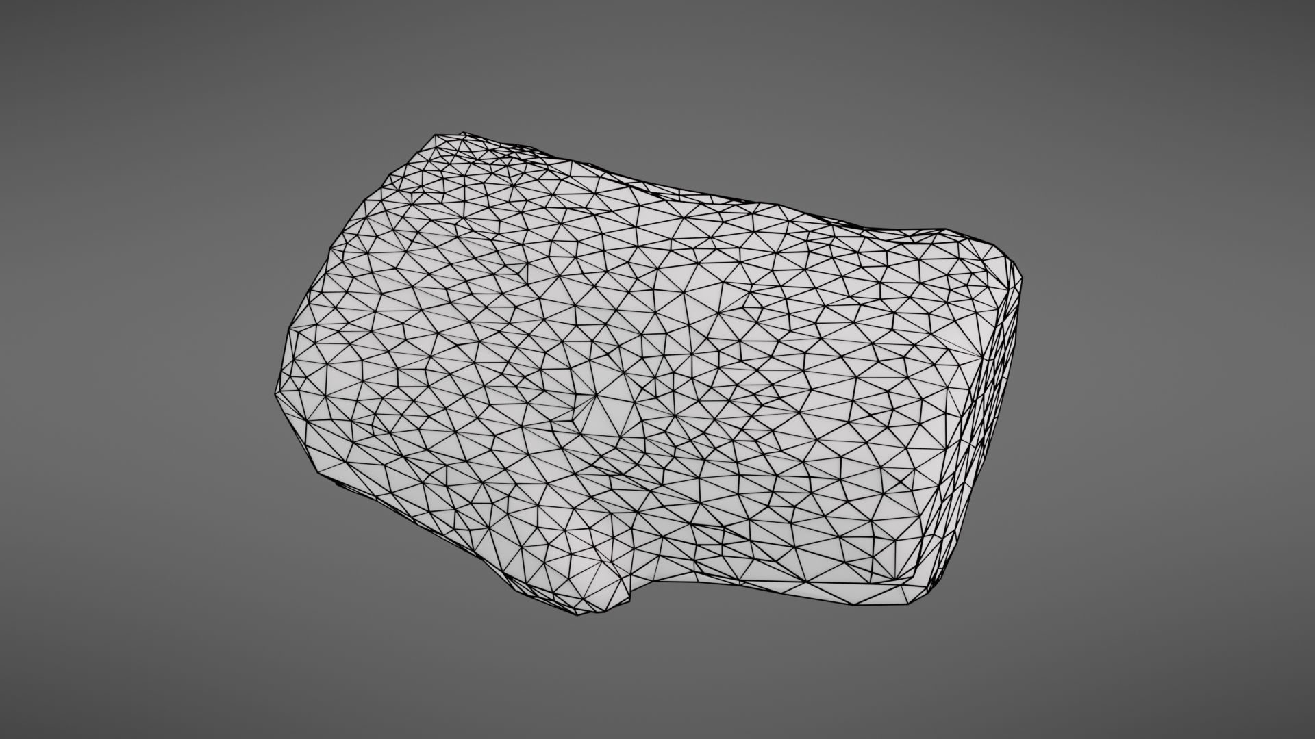 Wood log Low-poly 3D model_25