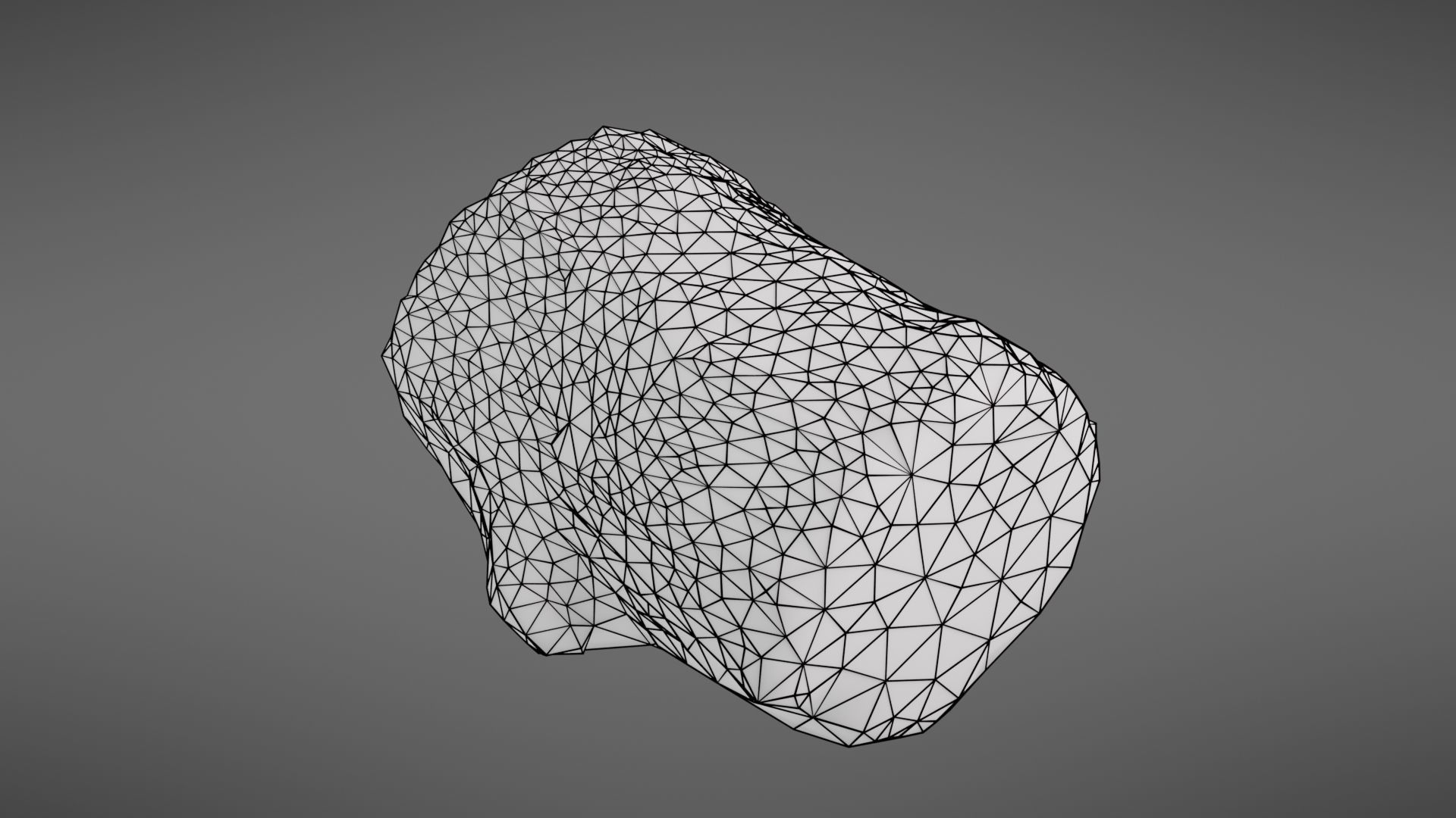 Wood log Low-poly 3D model_40