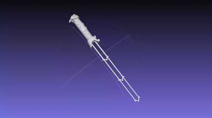 How To Train Your Dragon Hickup Printable Flamesword 3D print model