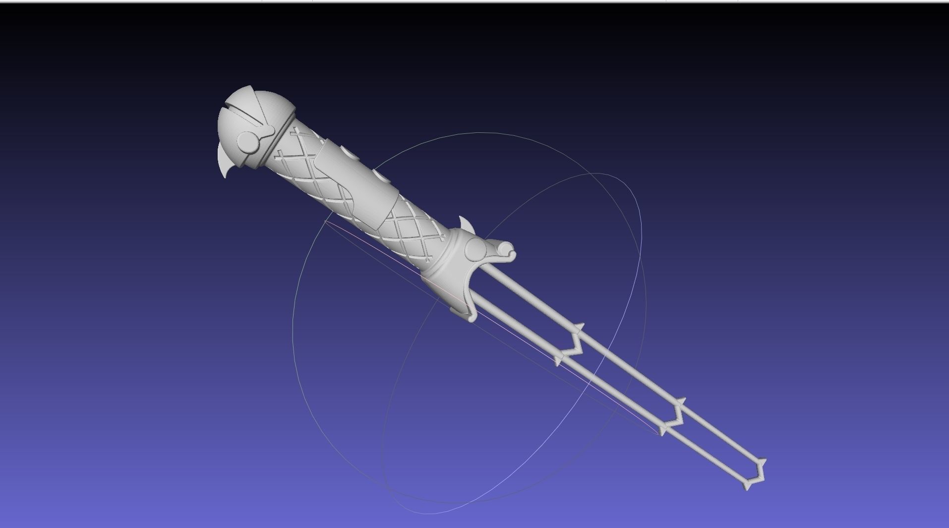 How To Train Your Dragon Hickup Printable Flamesword 3D print model_28