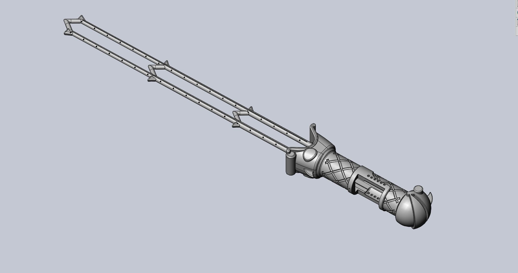 How To Train Your Dragon Hickup Printable Flamesword 3D print model_35