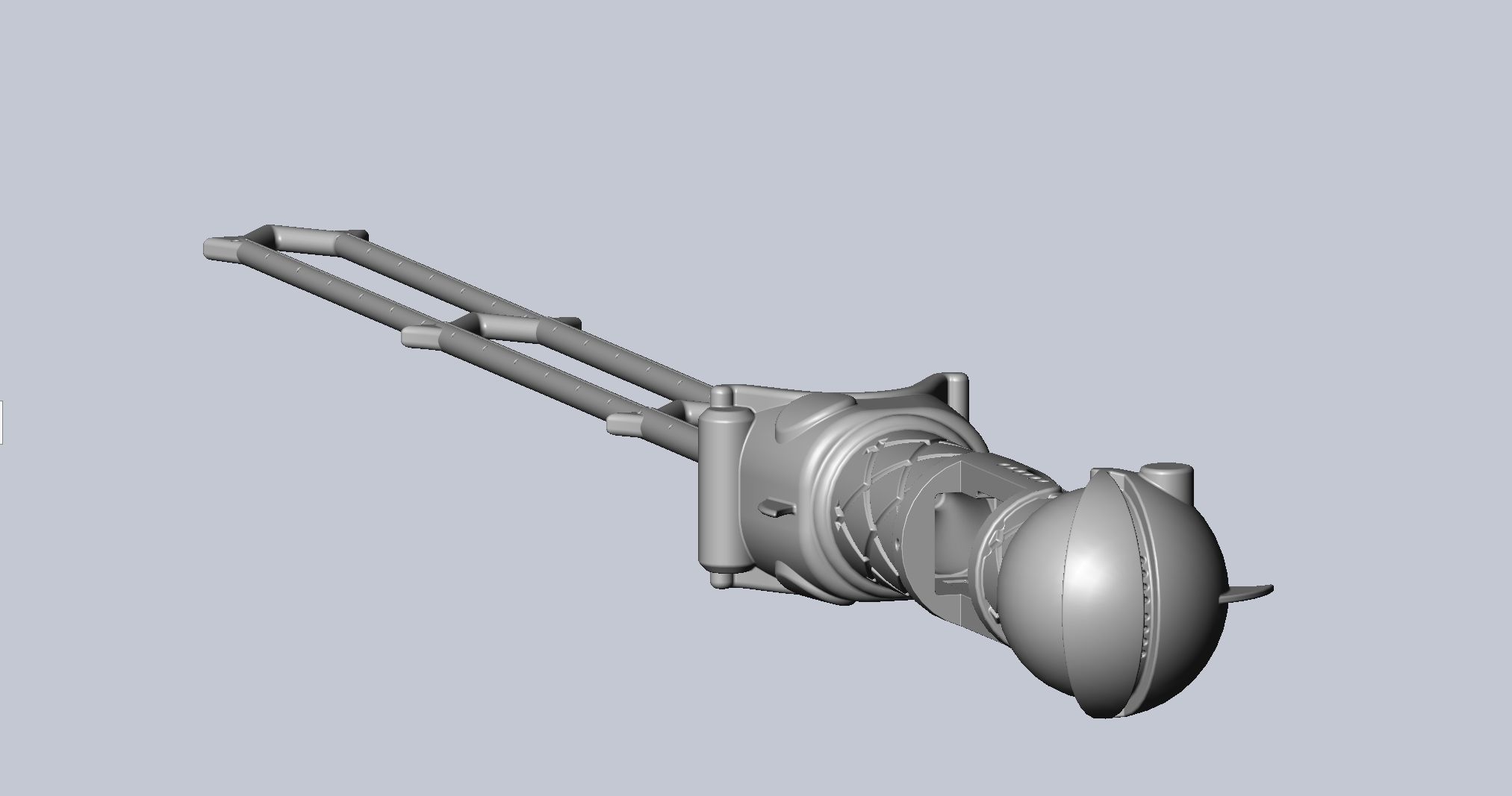 How To Train Your Dragon Hickup Printable Flamesword 3D print model_2