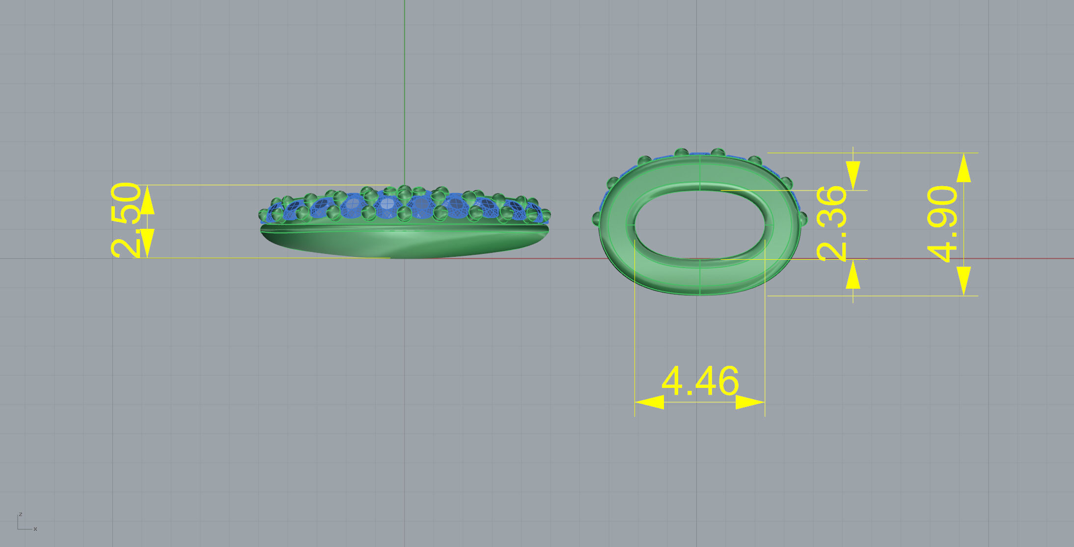 Gold N577 3D print model_6
