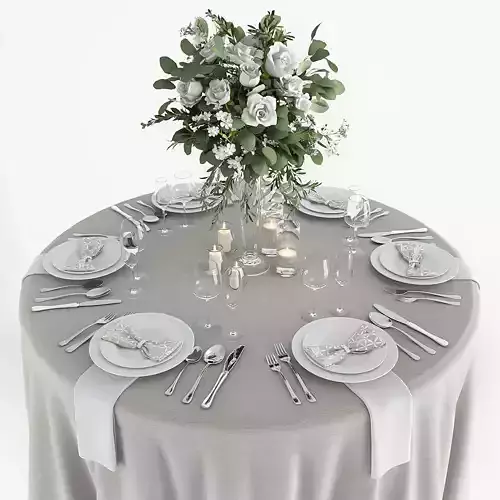 Table Setting 3D model
