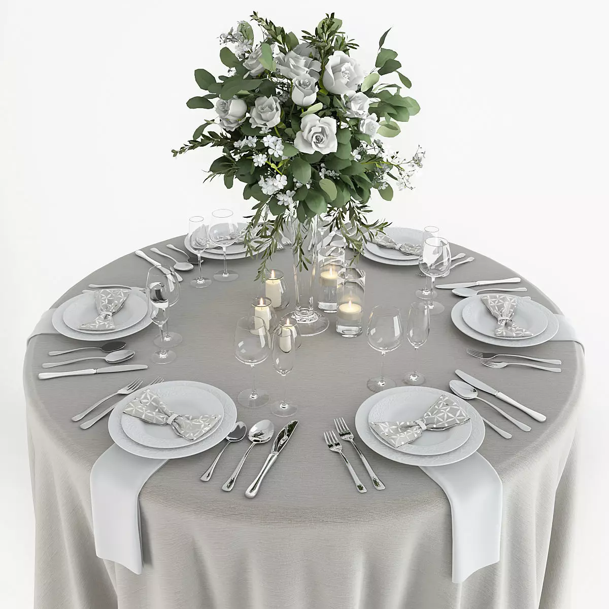 Table Setting 3D model_0