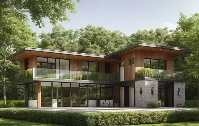 Foreman Residential Villa Revit Model