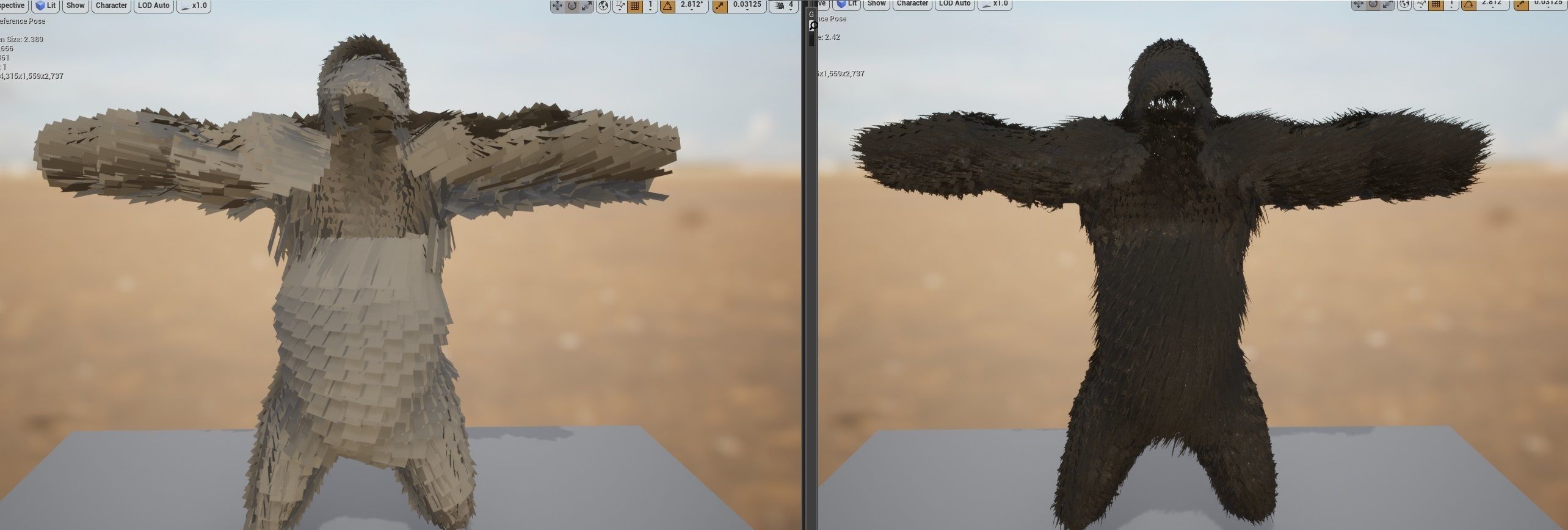 Realistic Gorilla  Face Rigged Game Ready Low-poly 3D model_9