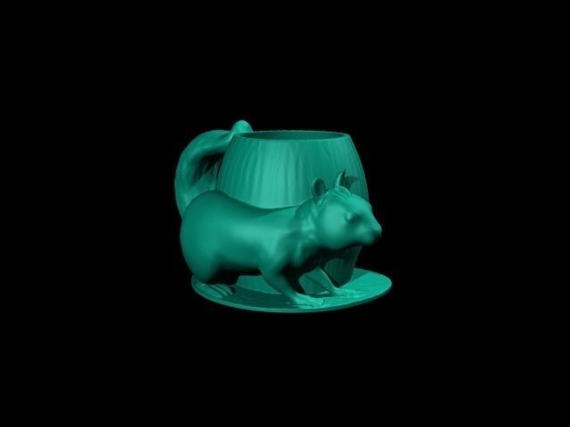 Squirrel Mug 3D print model_9