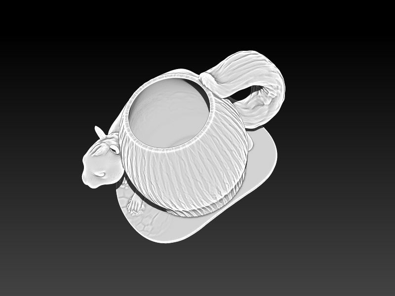 Squirrel Mug 3D print model_6