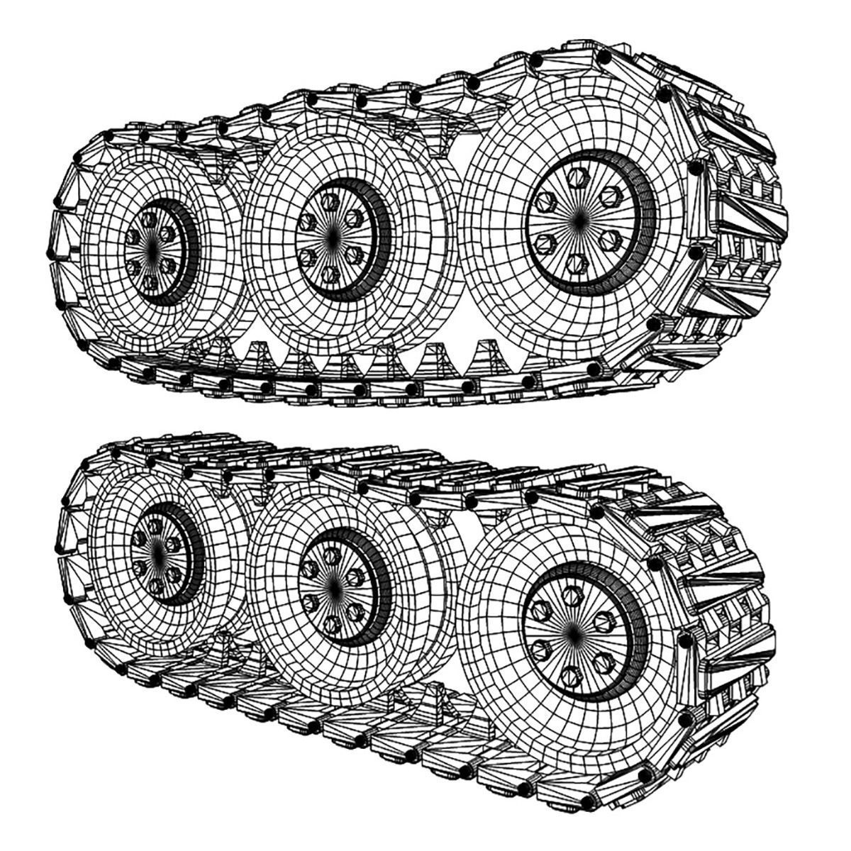 Continuous tracks 3D model_12