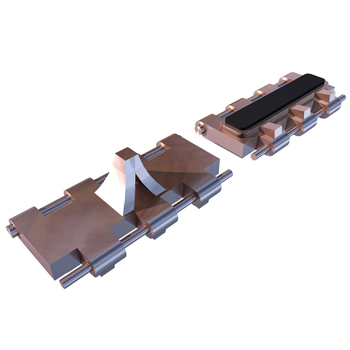 Continuous tracks 3D model_2