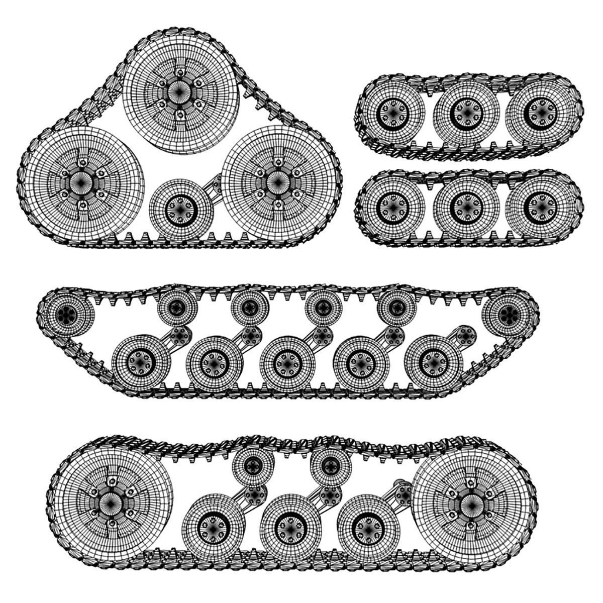 Continuous tracks 3D model_11